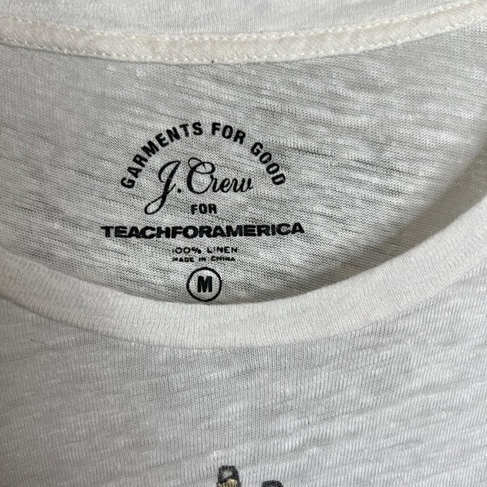J. Crew Pencil & Geometric Shapes T-Shirt Bundle x2 Sz. Medium - Picture 5 of 12
